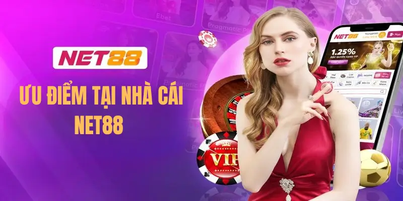Ưu điểm nhà cái Net88