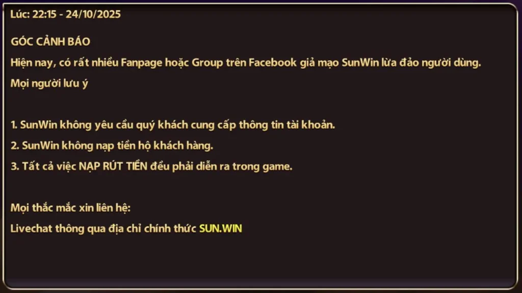 Sunwin thật chỉ hoạt động tại sun.win 1 Sunwin